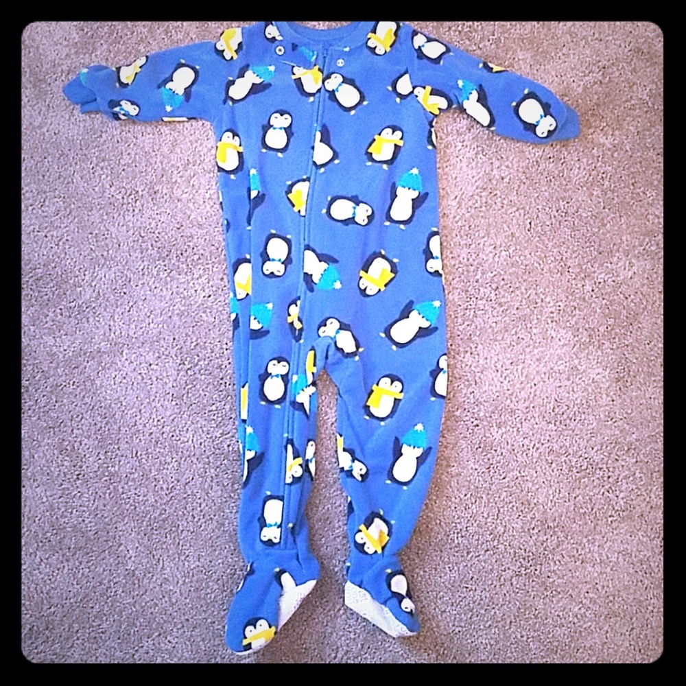 Fleece footed sleeper